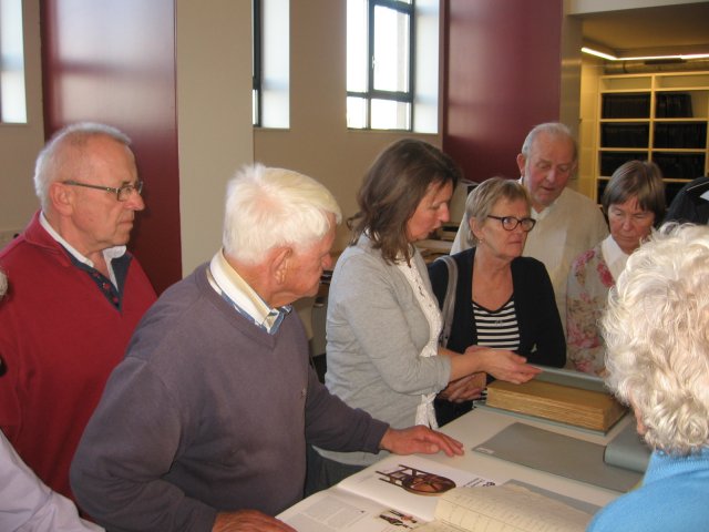 Bezoek Genealogiecursus aan ECAL 30 oktober 2013